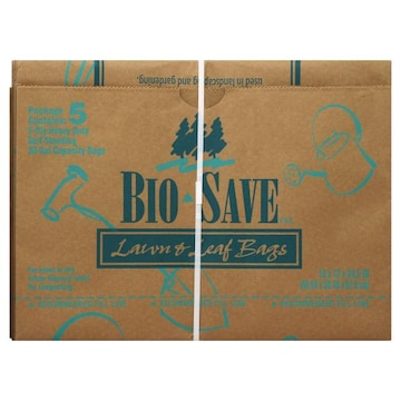 Bio Save Lawn & Leaf Bags, 2-Ply Heavy Duty, 30 Gallon Capacity