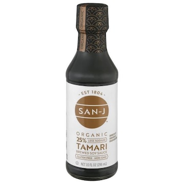 San-J Brewed Soy Sauce, Organic, Tamari