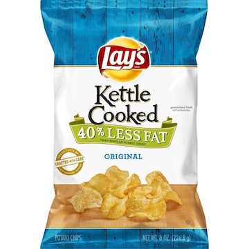Lay's Potato Chips, Original, Kettle Cooked