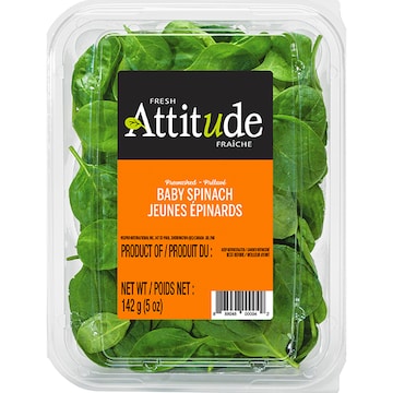 Fresh Attitude Baby Spinach, Prewashed