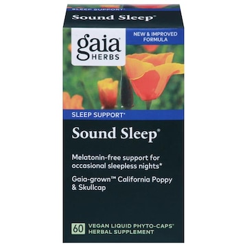 Gaia RapidRelief Sound Sleep, Vegetarian Liquid Phyto-Caps