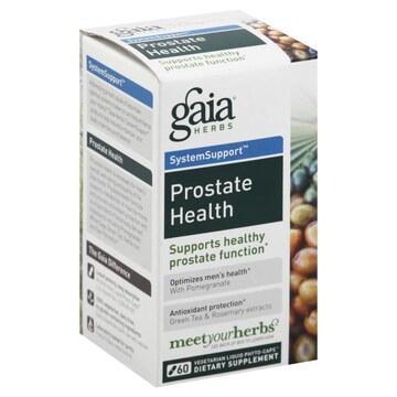 Gaia SystemSupport Prostate Health, Vegetarian Liquid Phyto-Caps