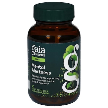 Gaia Herbs Brain Mental Alertness