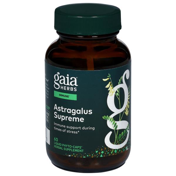 Gaia DailyWellness Astragalus Supreme, Vegetarian Liquid PhytoCaps