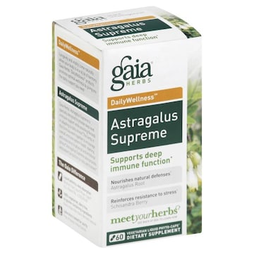 Gaia DailyWellness Astragalus Supreme, Vegetarian Liquid Phyto-Caps