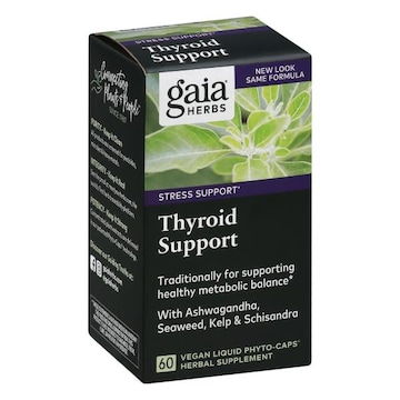 Gaia Herbs Thyroid Support, Vegan Liquid Phyto-Caps