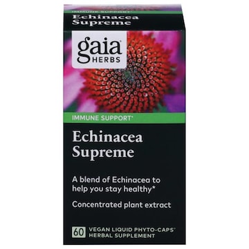 Gaia Herbs Echinacea Supreme, Immune Support, Vegan Liquid Phyto-Caps