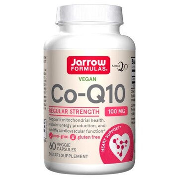 Jarrow Formulas Co-Q10, Regular Strength, 100 mg, Veggie Capsules