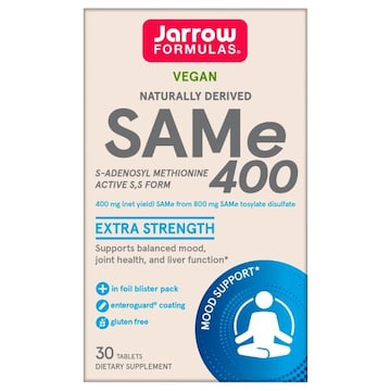 Jarrow Formulas SAMe 400, 400 mg, Tablets, Extra Strength