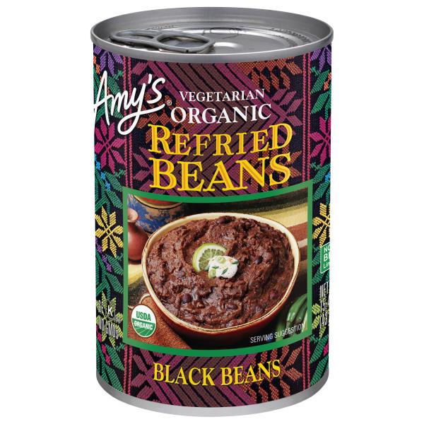 Amy's Traditional Vegetarian Refried Black Beans, Gluten free