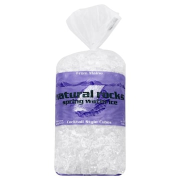 Natural Rocks Ice, Spring Water, Cocktail Style Cubes