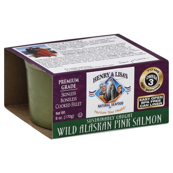 Henry & Lisas Salmon, Wild Alaskan Pink, Cooked Fillet | Publix