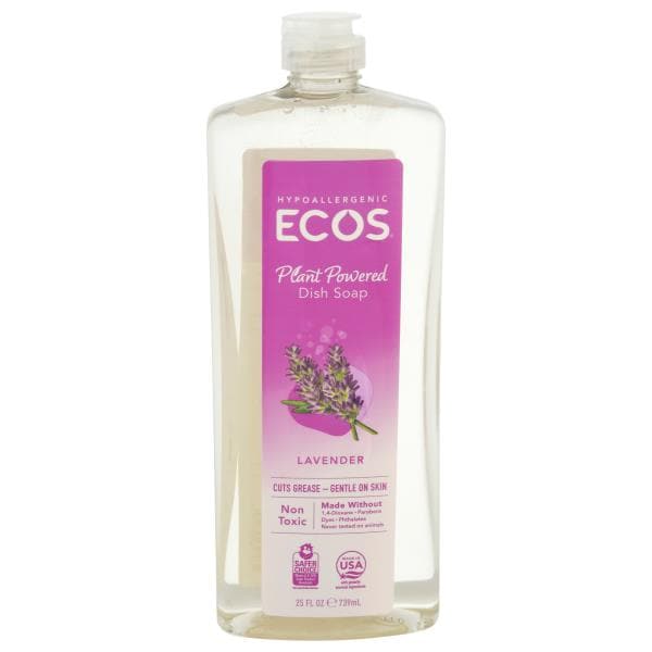 Ecos Dish Soap, Lavender, Plant Powered Publix Super Markets