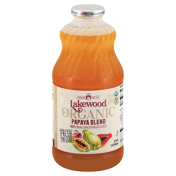 Lakewood Juice, Organic, Papaya Blend Publix Super Markets