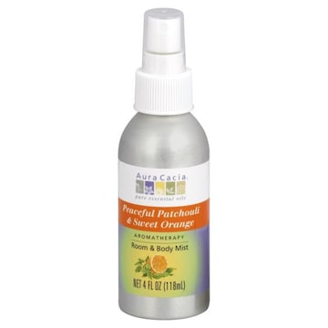 Aura Cacia Aromatherapy Mist, Room & Body, Peaceful Patchouli & Sweet Orange