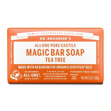 Dr. Bronner's Pure-Castile Magic Bar Soap - Tea Tree