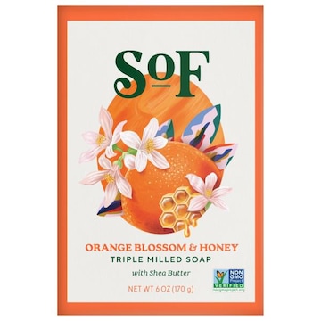 SOF Triple Milled Soap, Orange Blossom & Honey