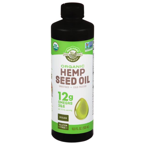 Manitoba Harvest Hemp Seed Oil, Organic, 12 g Omegas 3 & 6 Publix
