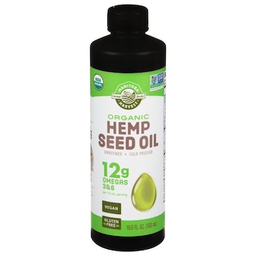 Manitoba Harvest Hemp Seed Oil, Organic, 12 g Omegas 3 & 6