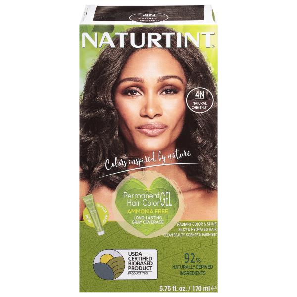 Naturtint Hair Color Gel, Permanent, Natural Chestnut 4N Publix Super