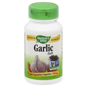 Nature's Way Garlic Bulb, 580 mg, Vegetarian Capsules