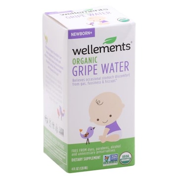 Wellements Gripe Water, Organic, Newborn+