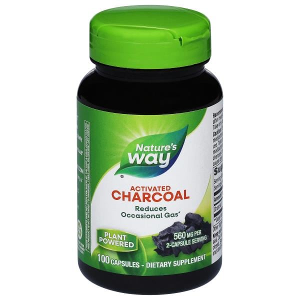 Nature's Way Charcoal, Activated, 560 mg, Capsules | Publix Super Markets