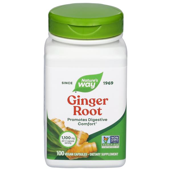 Nature's Way Ginger Root, 1,100 mg, Vegan Capsules Publix Super Markets