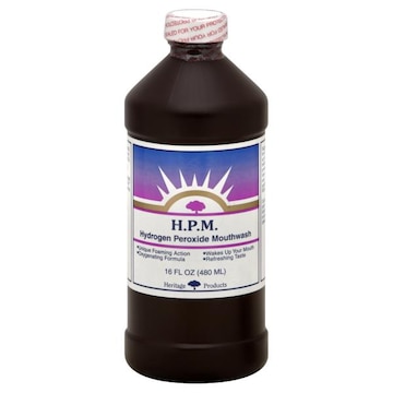 Heritage H.P.M. Hydrogen Peroxide Mouthwash
