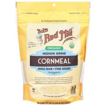 Bob's Red Mill Cornmeal, Organic, Stone Ground, Medium Grind