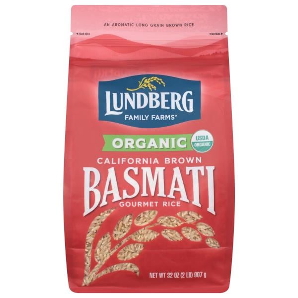 Lundberg Family Farms Rice, Organic, Basmati, California Brown, Gourmet Publix Super Markets