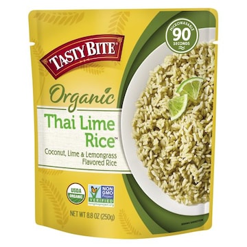 Tasty Bite Organic Thai Lime Rice 8.8oz Fragrant lime rice