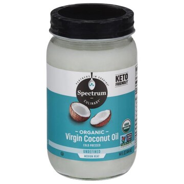 Spectrum Culinary Organic Virgin Unrefined Medium Heat Coconut Oil