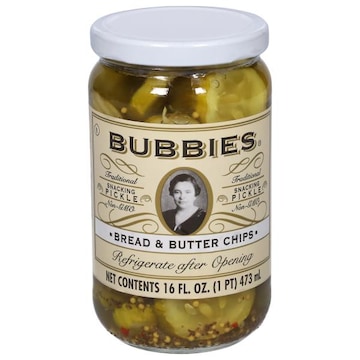 Bubbies Snacking Pickle, Bread & Butter Chips