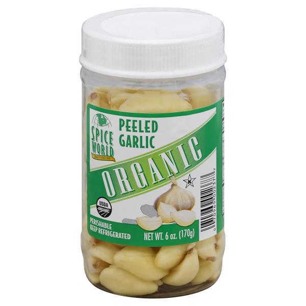 Spice World Garlic, Organic, Peeled | Publix Super Markets