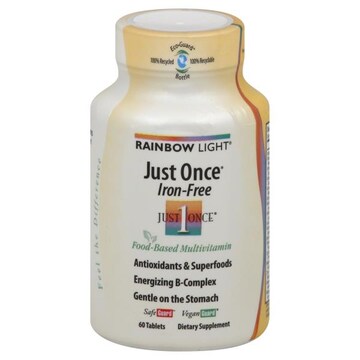 Rainbow Light Just Once Food Based Multivitamins, Iron-Free, Tablets