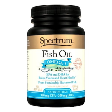 Spectrum Culinary Fish Oil Omega-3 Dietary Supplement Softgels