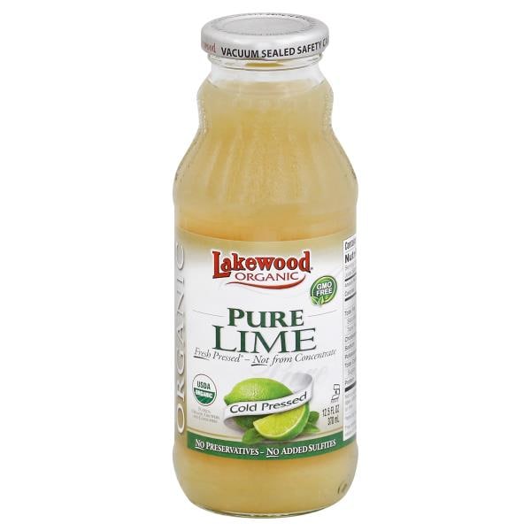Lakewood Organic Juice, Organic, Pure Lime Publix Super Markets