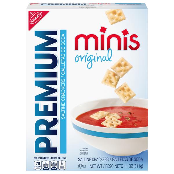Premium Premium Original Mini Saltine Crackers, 11 oz Publix Super
