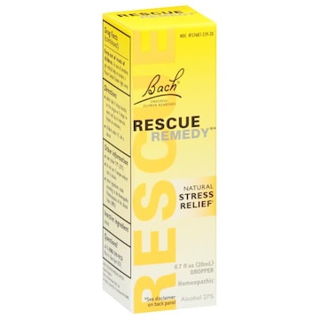 Bach Original Flower Remedies Rescue Remedy Stress Relief, Natural, Dropper