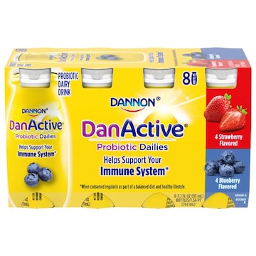 Dannon DanActive Strawberry/Blueberry Probiotic Dairy Drink