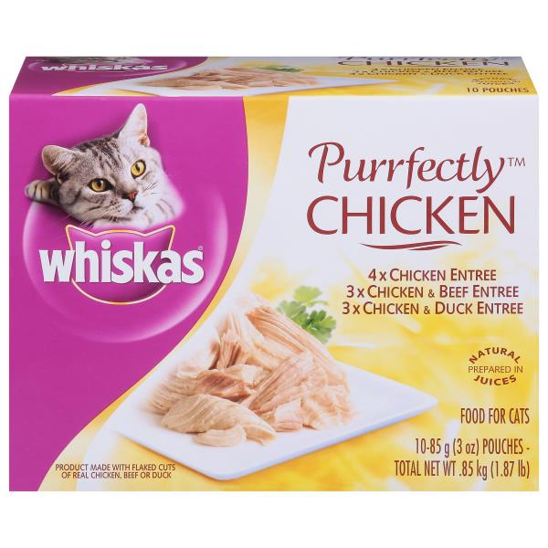 Whiskas Purrfectly Food for Cats, Chicken Publix Super Markets