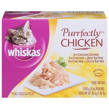 Whiskas Purrfectly Food for Cats, Chicken