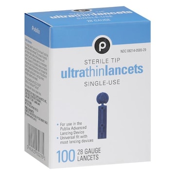 Publix Lancets Ultra Thin, Sterile Tip Single-Use
