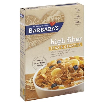 Barbara's Cereal, High Fiber, Flax & Granola