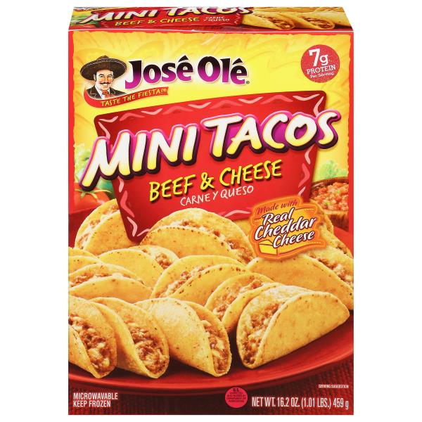 Jose Ole Mini Tacos, Beef & Cheese Publix Super Markets