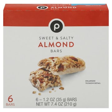 Publix Almond Bars, Sweet & Salty