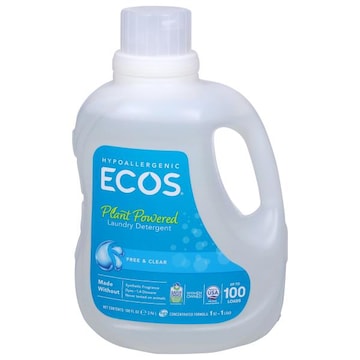 Ecos Laundry Detergent, Plant Powered, Free & Clear