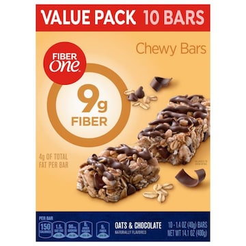 Fiber One Chewy Oats & Chocolate Bars Value Pack