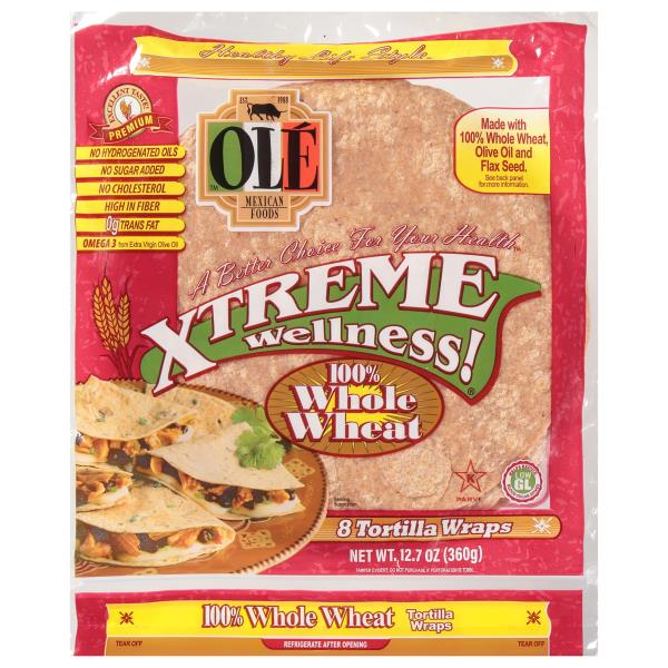 La Banderita Xtreme Wellness Tortilla Wraps, 100 Whole Wheat Publix